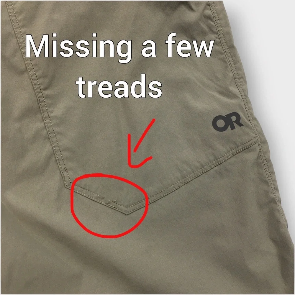 Outdoor Research Equinox Shorts‎ Hiking Travel Lightweight Olive Size 36